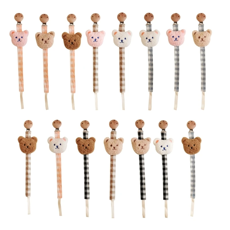 

Pacifier Chain Nipple Soother Holder Eco-friendly Material Multi-style