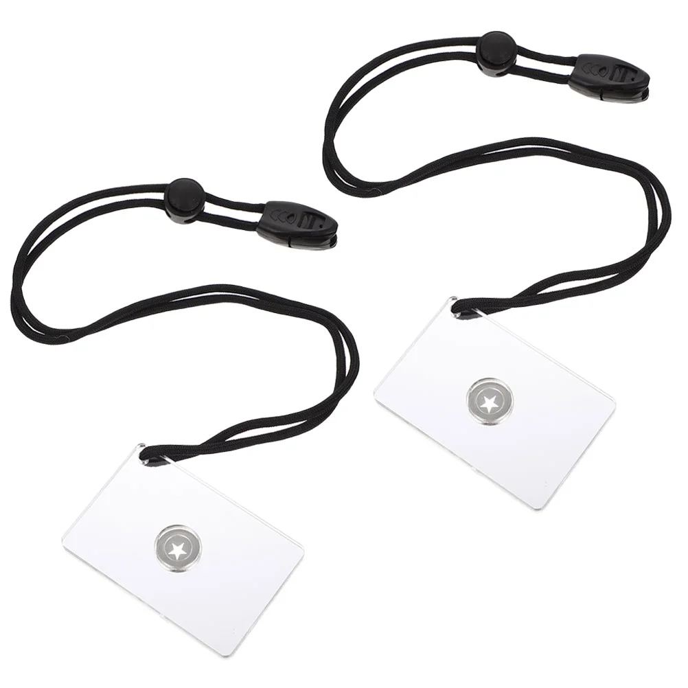 

2Pcs Tool Tool Tool Backpackssss Camping Equipment Survival Mirror Kayak Signaling Mirror Signaling Mirror for Gift