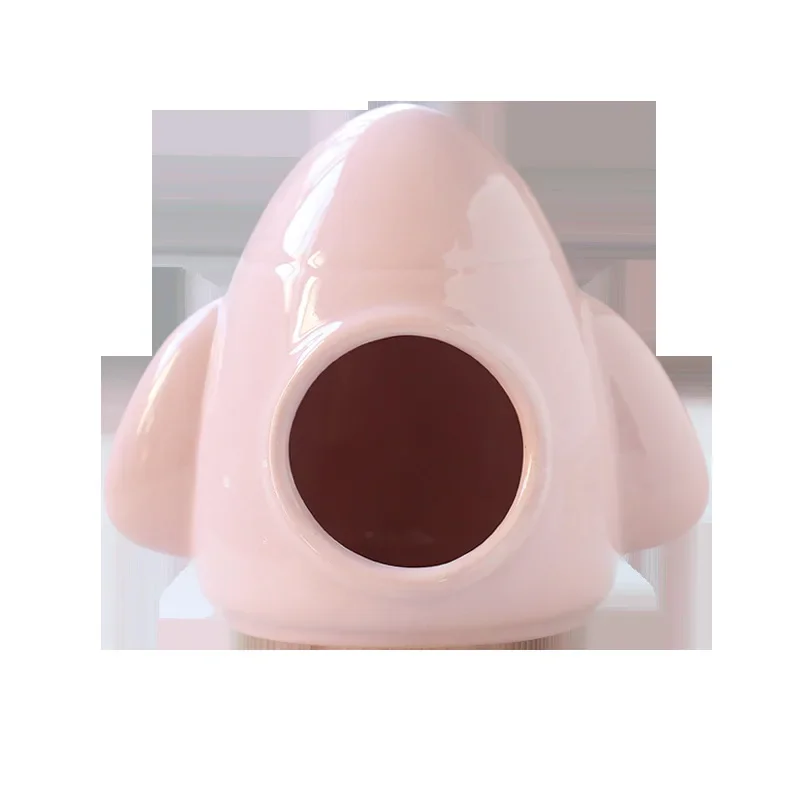 Creative Hamster Ceramic Nest Hiding House Summer Golden Bear Sleeping Nest Cooling Summer Retreat Dwarf Guinea Pig Small House