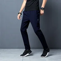 MAIHE Fashion 2021 Men Casual Pants Joggers Fitness Quick Dry Sweatpants Male Summer Breathable Slim Trousers Pencil Pants 6