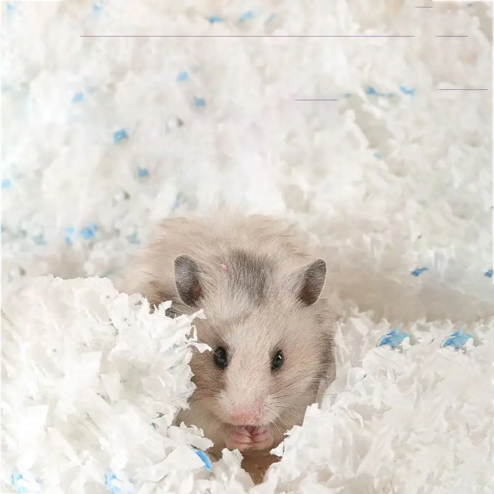Decorative Hamster Paper Cotton Low-dust Warm Hamster Absorbent Deodorant Mat Absorbent Soft Paper Cotton Bedding