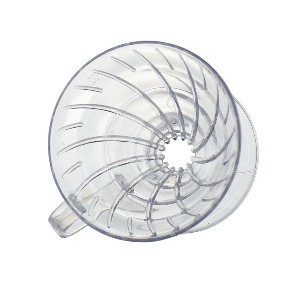 Description Picture 3 of itemReusable Coffee Dripper Resin Coffee Filter for Pour Over Barista Coffee Brewing Coffee Funnel Filter Cup1-2Cups/1-4Cups