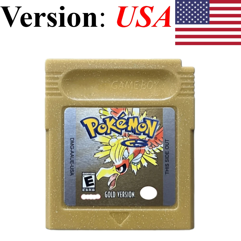 7 Pokémon 16-Bit GBC Spielmodule in Rot, Blau, Grün, Gold, Silber, Kristall, Französische/Spanische/Deutsche/Englische Version – Detail 30