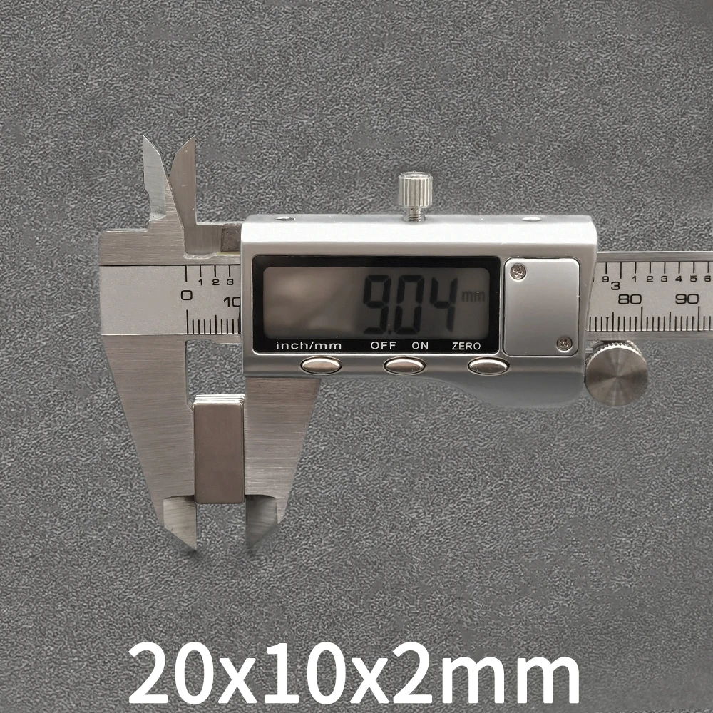 Neodymium Magnets 5/10/20/50Pcs 20x10x2 Neodymium Rectangular Magnet 20mm x 10mm x 2mm Rare Earth NdFeB Super Powerful Strong Magnetic Permanent