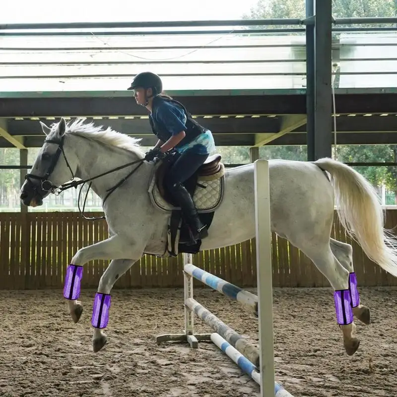 Fly Boots For Horses Comfortable Horse Leggings Fly Boot Mesh Horse Boots Ventilated Sheets Leg Wraps For Daily
