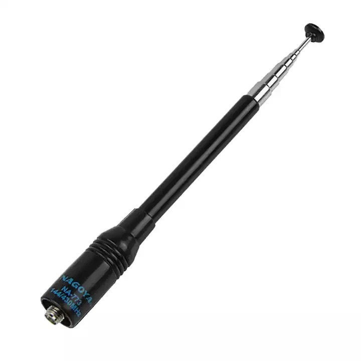 

Original Naguya NA-773 High Gain Telescopic UV Dual Band Intercom Handheld Antenna 41CM Walkie Talkie Antenna