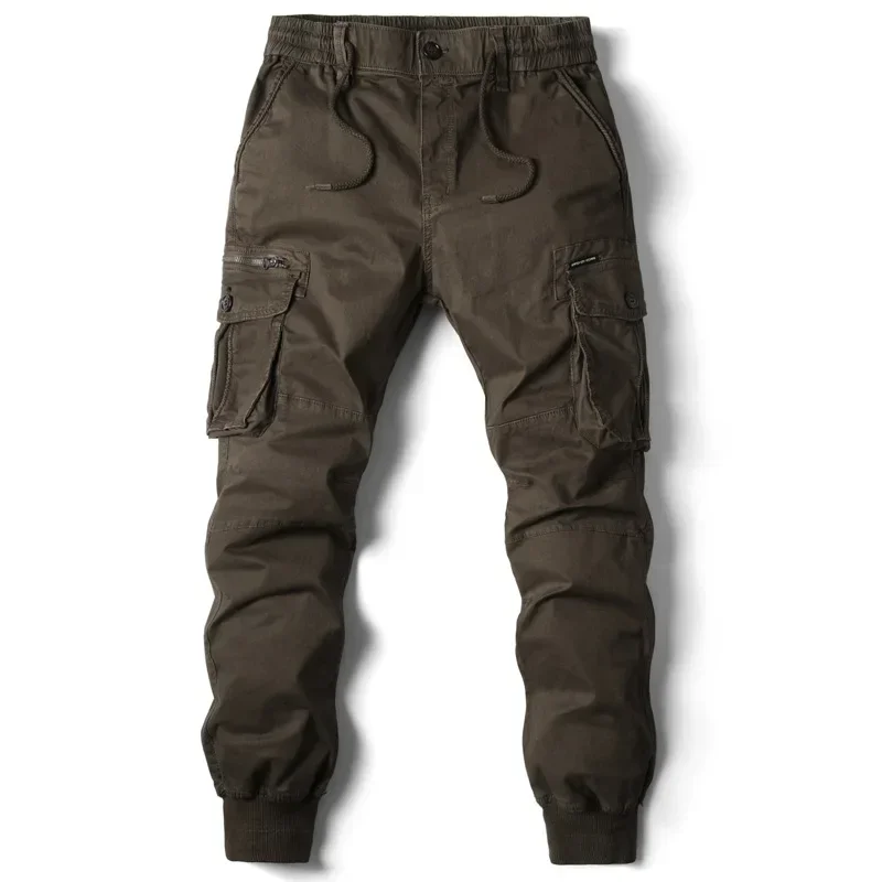 Cargo Men Military Tactical Pants Men Washed Overalls Men Beam Pants Male Streetwear Casual Cargo Pants for Men Trousers