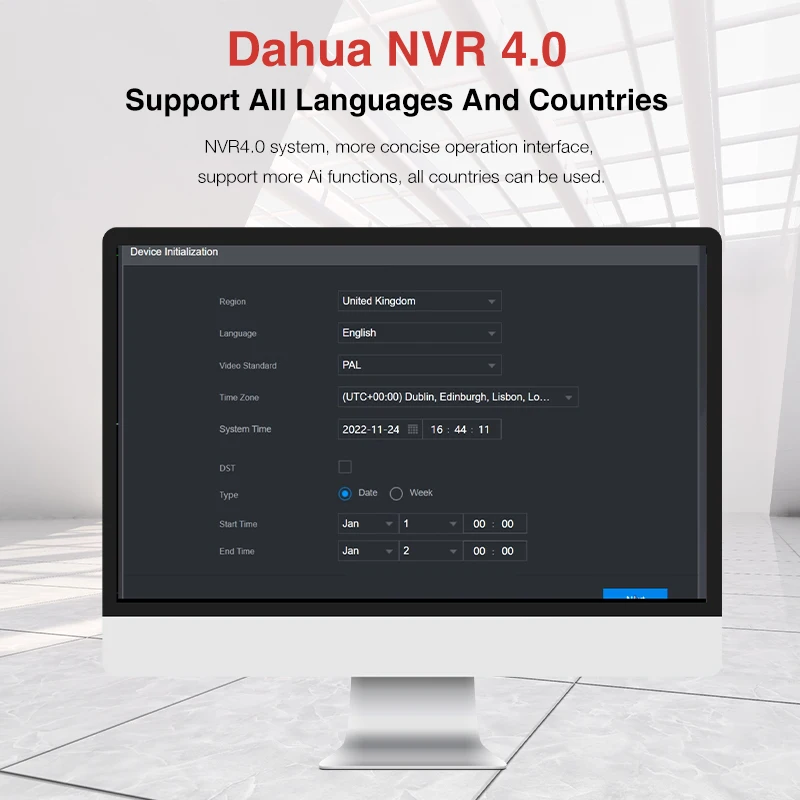 Dahua Original 1HDD Video Recorder Network Camera Security Protection System 4/8/16Channels NVR2104-S3 NVR2108-S3 NVR2116-S3 P2P network video recorder