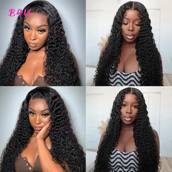 Deep Wave Lace Front Wigs Human Hair 13x4 13x6 HD Lace Frontal Wigs Water Curly Wave Wig For Women Wet Wavy 4x4 Lace Closure Wig - Image 6