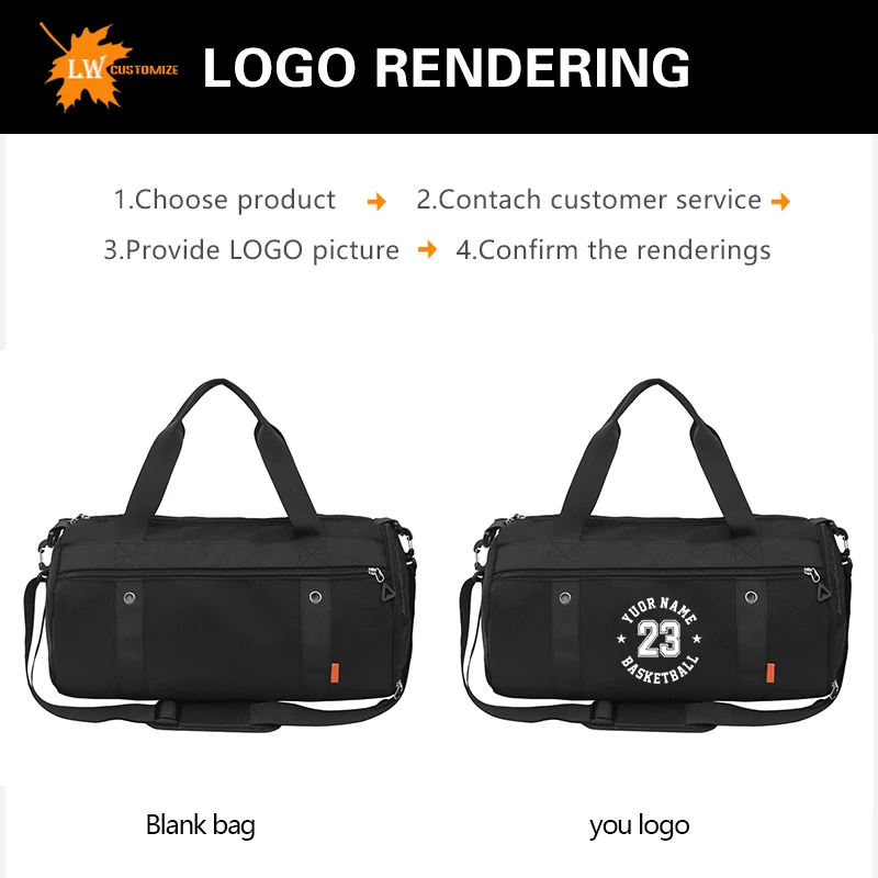 Personalized travel bag hand-held luggage bag couple luggage fitness printed name