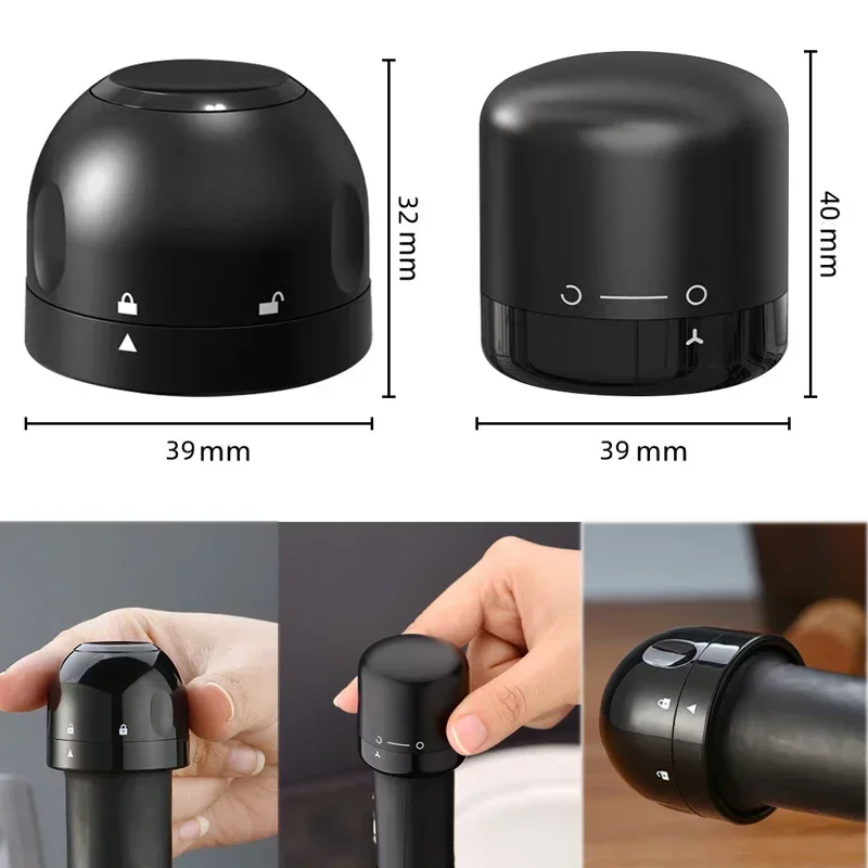 Champagne Cork Barware and Homemade Items Freshness Cap Jigger Silicone Seal Shaker Wedding Bartender Accessories Soda-fountain