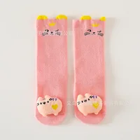 Baby Socks Simple Cartoon Cute Three-dimensional Figure Non-slip Protective Knee Socks for Boys and Girls 5