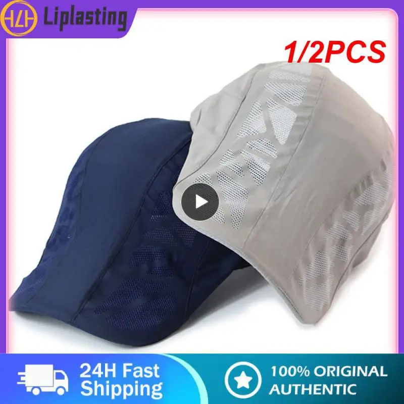 

1/2PCS Unisex Sun Hat Running Breathable Lightweight Wear Resistant Mesh Outdoor Sports Sun Hat for Daily Life