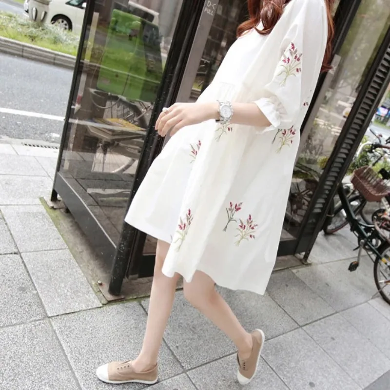 Maternity Clothing China Casual Floral Dress 5