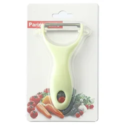Nordic Stainless Steel Peeling Knife - Premium Kitchenware Peeler (Nordic green)