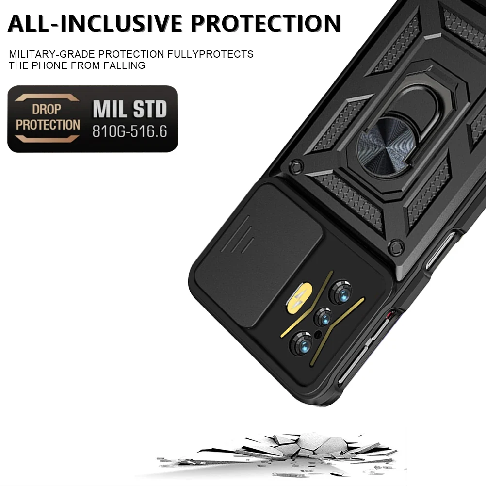 Shockproof Armor Car Holder Phone Case Cover