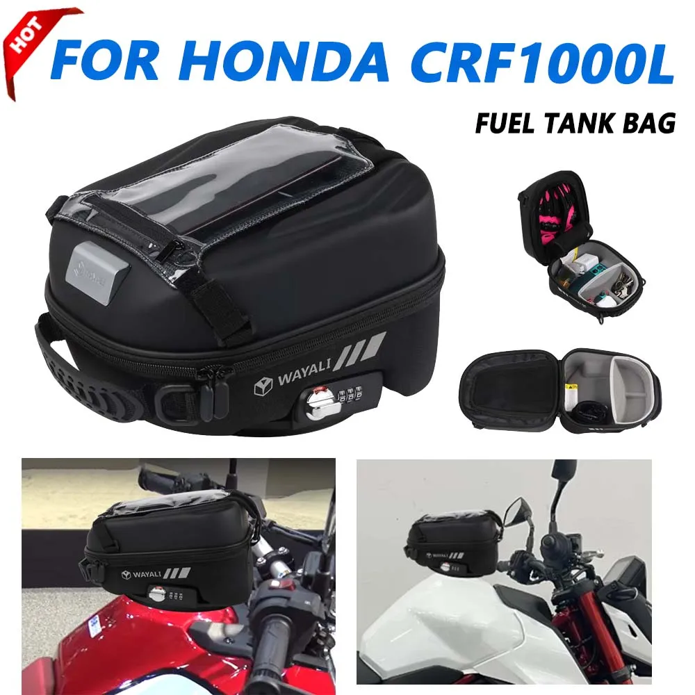 

For HONDA Africa Twin CRF1000L CRF1000 CRF 1000 L 1000L 2019 Motorcycle Tank Bag Navigation Packag Tanklock Backpack Storage Bag