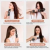 6 In 1 Hair Dryer Hot Comb Set Professional Curling Iron Hair Straightener Styling Tool Curler And Straightening Heating Brush 5