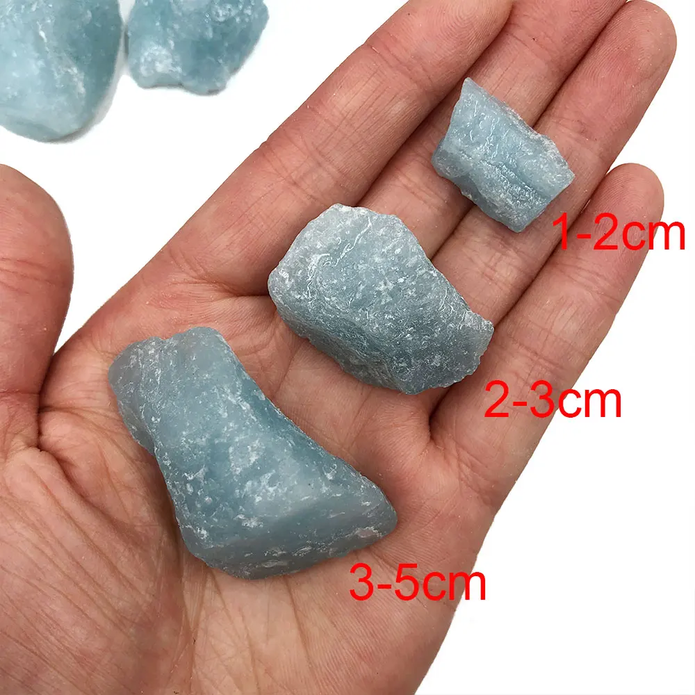 1pc Random Raw Aquamarine Natural Stone Crystals and Stones