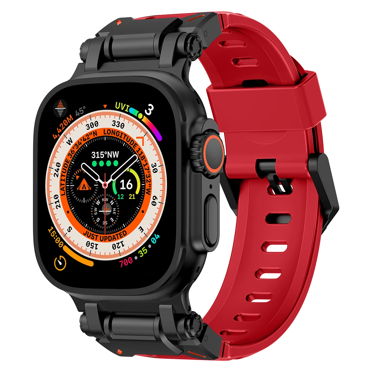 Titanium Silicone Loop Strap - Premium Sports Band
