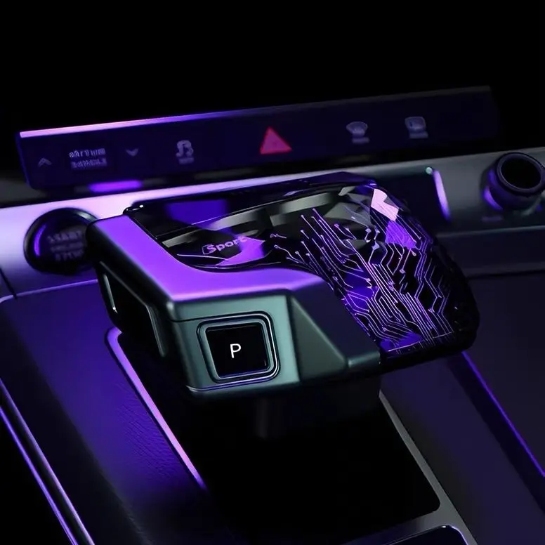 Yacht-Style Automatic LED Crystal Gear Knob Shift Lever  A4 B9 A5 8W6 A6 C8 A7 4