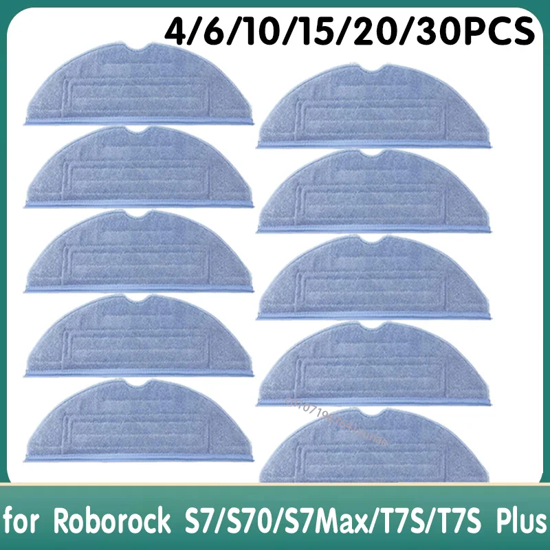 Ultra Soft Microfiber Mop Cloth Pads - Washable & Reusable