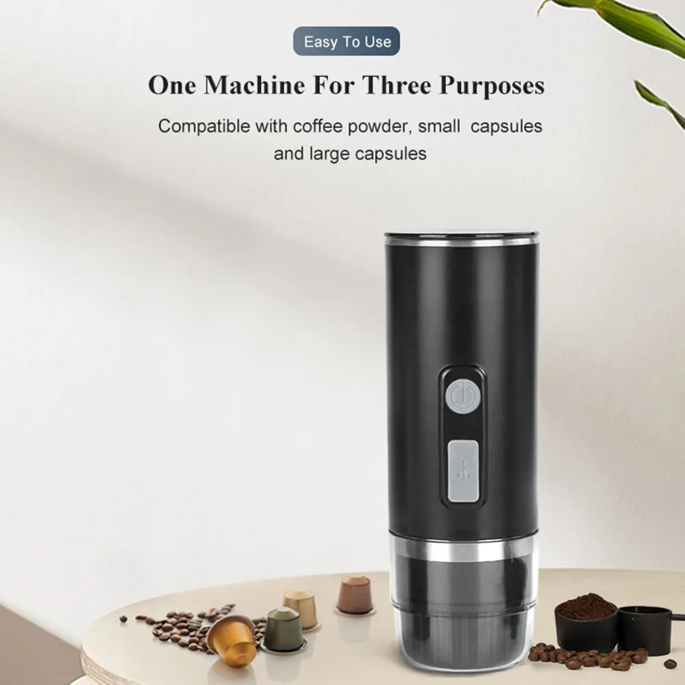 New NEW New Full-Automatic Espresso Coffee Machine Mini For Large And Small Capsules