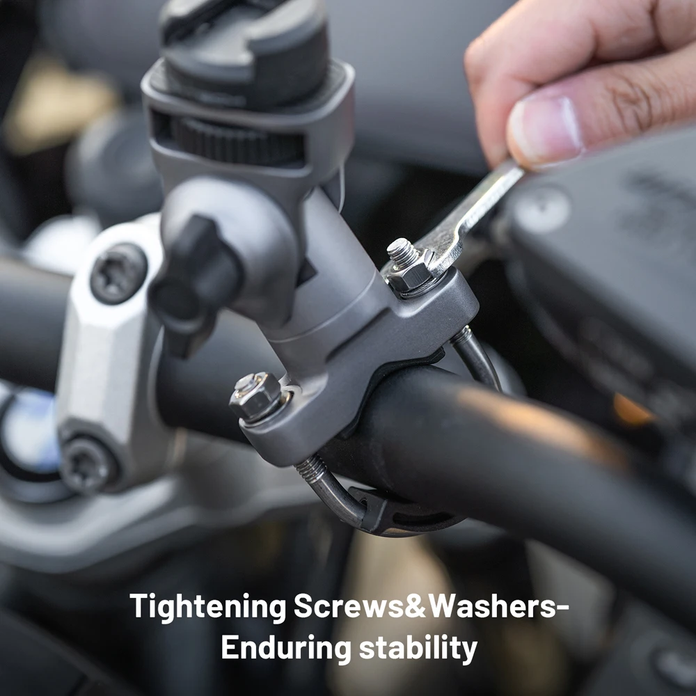 PGYTECH U-Bolt Mount For 12.7 to 33mm tubes For Bicycle/Vehicle Series Cycling Action Camera Smartphones 3