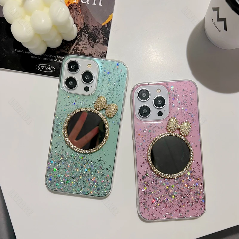 Coque de téléphone à paillettes miroir Quicksand, étui pour Huawei P50 P30 P20 P10 P9 Lite 4G 5G P40 Pro P Smart Plus Z 2019 2020_voghion.com