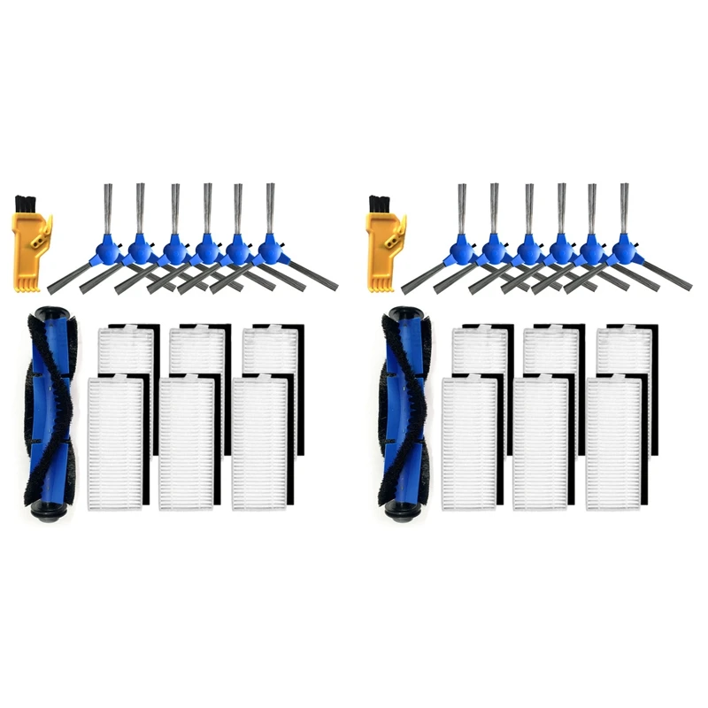 

Сменный комплект, совместимый с Eufy Robovac 11S Robovac 30, аксессуары, вакуумные фильтры, боковые щетки, вращающаяся щетка, комплект из 28