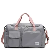 Waterproof Gym Fitness Yoga Sports Bags for Women Carry On Travel Bags Large Capacity Weekender Overnight Duffle Luggage Handbag 1
