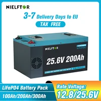 Batterie LiFePO4 12V 24V 48V 100Ah 200Ah 300Ah, BMS intégré, cellules de qualité A, 6000 + Cycle PL, Stock ue 1