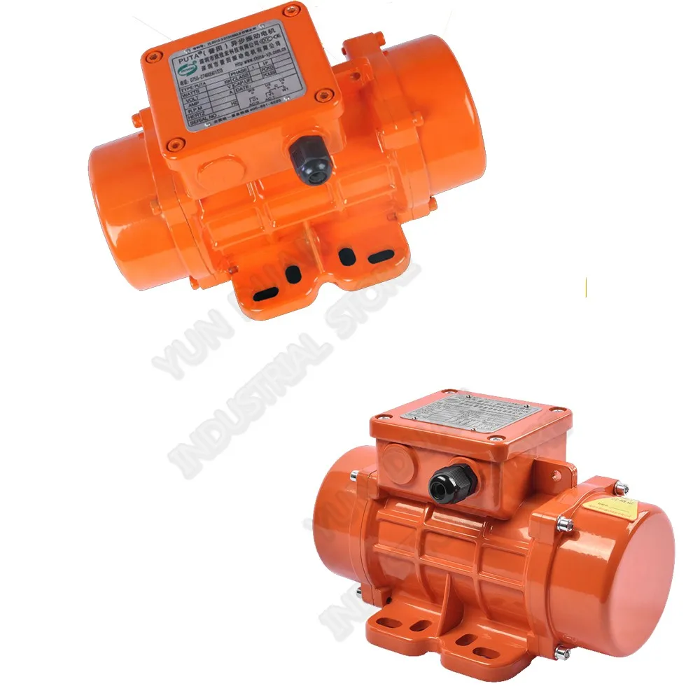 150W Vibrate Vibration Motor 110V 220V 380V 130Kg Forza Velocità Regolabile Per L'Estrazione Mineraria Blanchking Mixer Agitatore Industria Alimentare