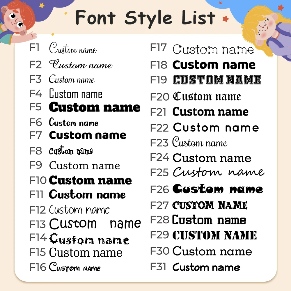Cartoon Dinosaur Custom Name Stamp Clothing Personalise Student Clothes Chapter Children's Kawaii Name Sticker gift name stamp