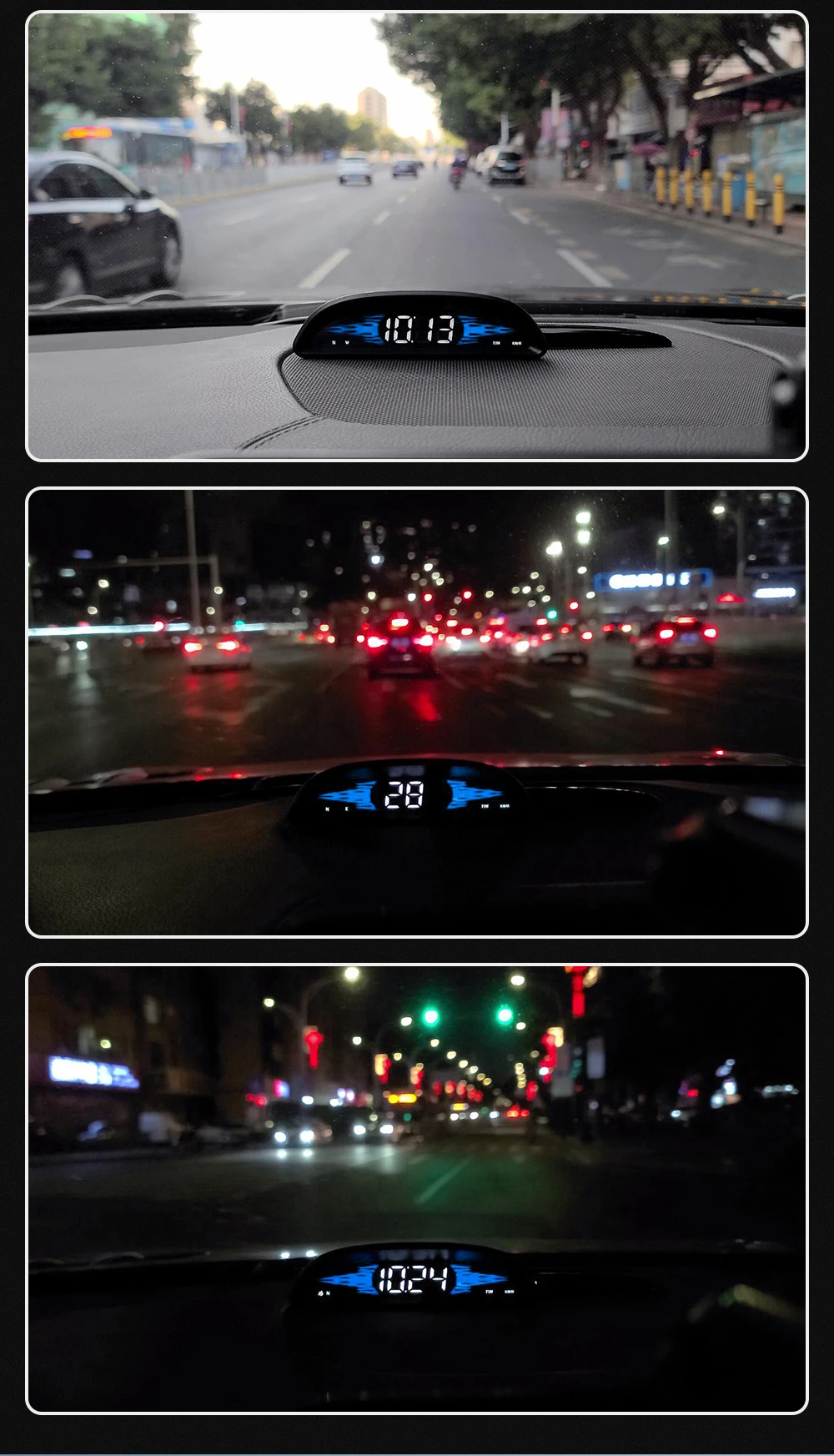 G2 B2 Head Up Display GPS / OBD Multifunctional Smart Car HUD Digital Speedomete
