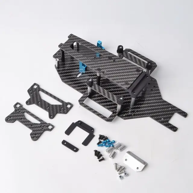 Carbon Chassis Kit for Tamiya TA02 TA02W TA02S TA02SW TA02T