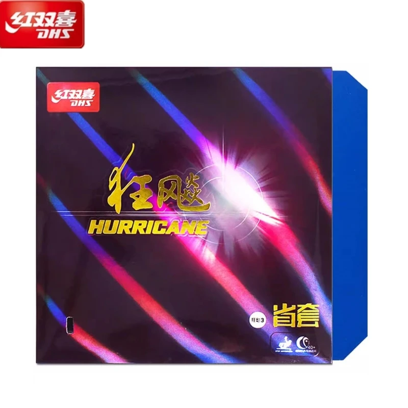DHS Provincial Version Hurricane 3 Table Tennis Rubber Sheet 38&deg; 39&deg; 2.15mm 2.2mm Ping Pong Racket Coverings