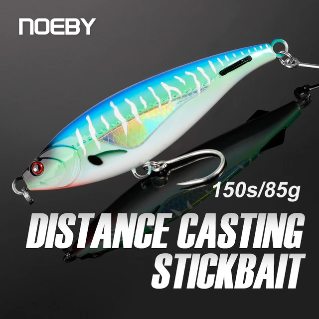 NOEBY Stickbait Sinking Pencil Fishing Lure 150mm 85g Long Casting  Artificial Hard Baits for Sea Bass Mahi Tuna Fishing Lures - AliExpress