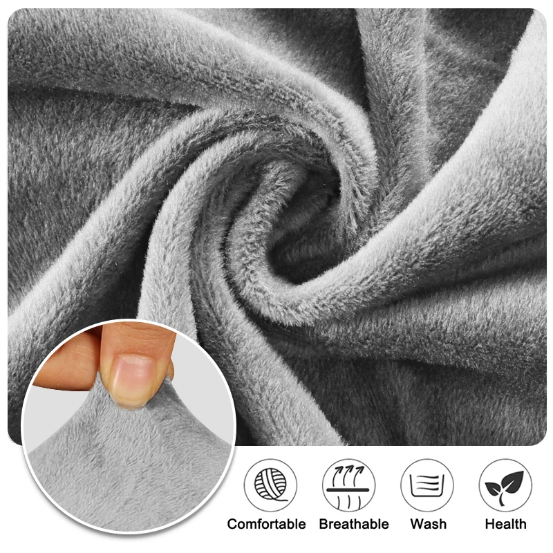 Description Picture 4 of item18 Colors Velvet Chair Cover Stretch Dining Chair Covers Elastic Soft Non Slip Seat Slipcover For Living Room Kitchen Wedding