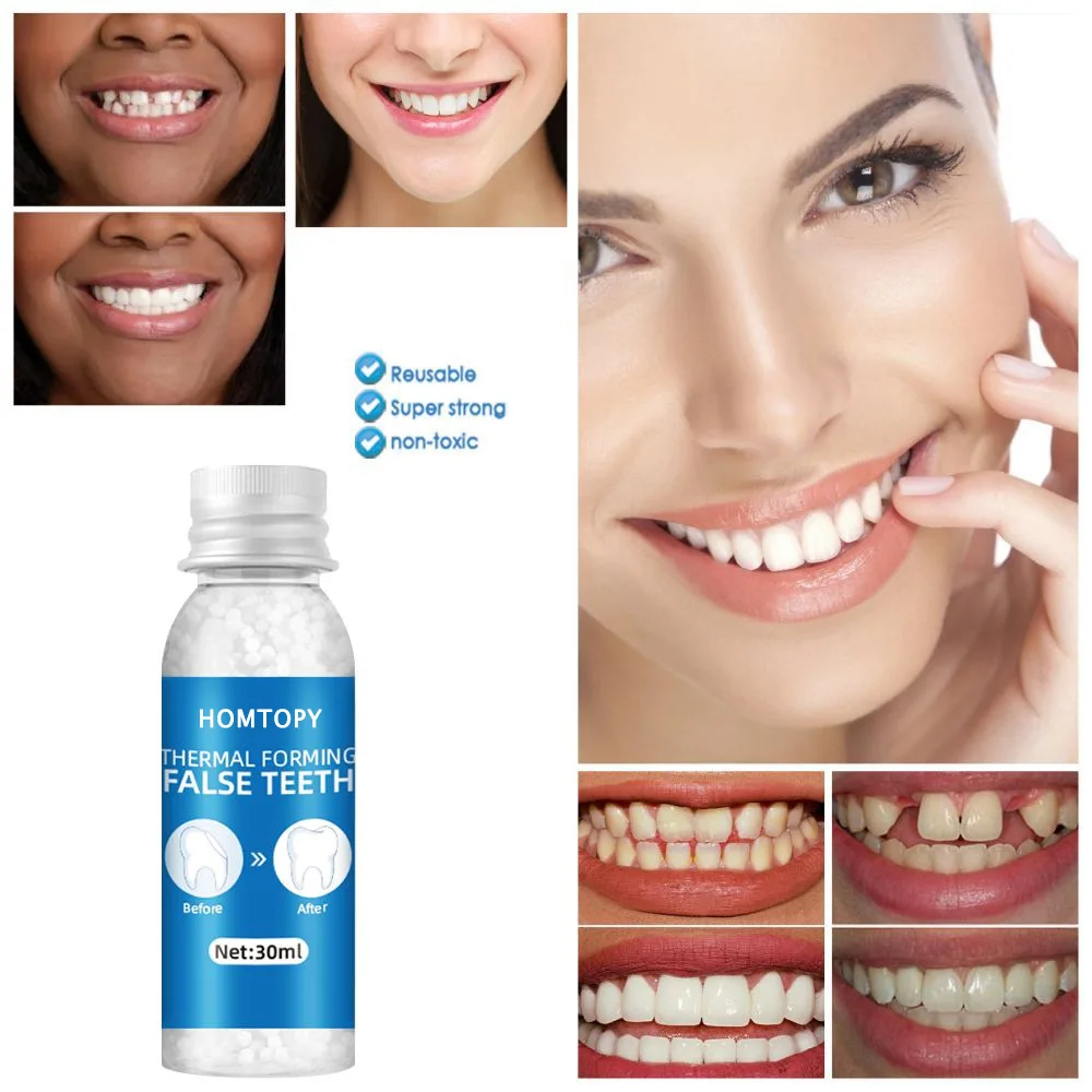 Resin Tooth Repair Glue Shapeable Teeth Gaps Filling Solid Glue Temporary Teeth Repair Falseteeth Safety Dental denture adhesive