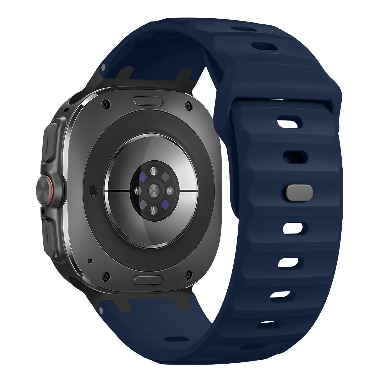 Enhanced Sport Wristband: Premium Metal & Silicone Bracelet Strap
