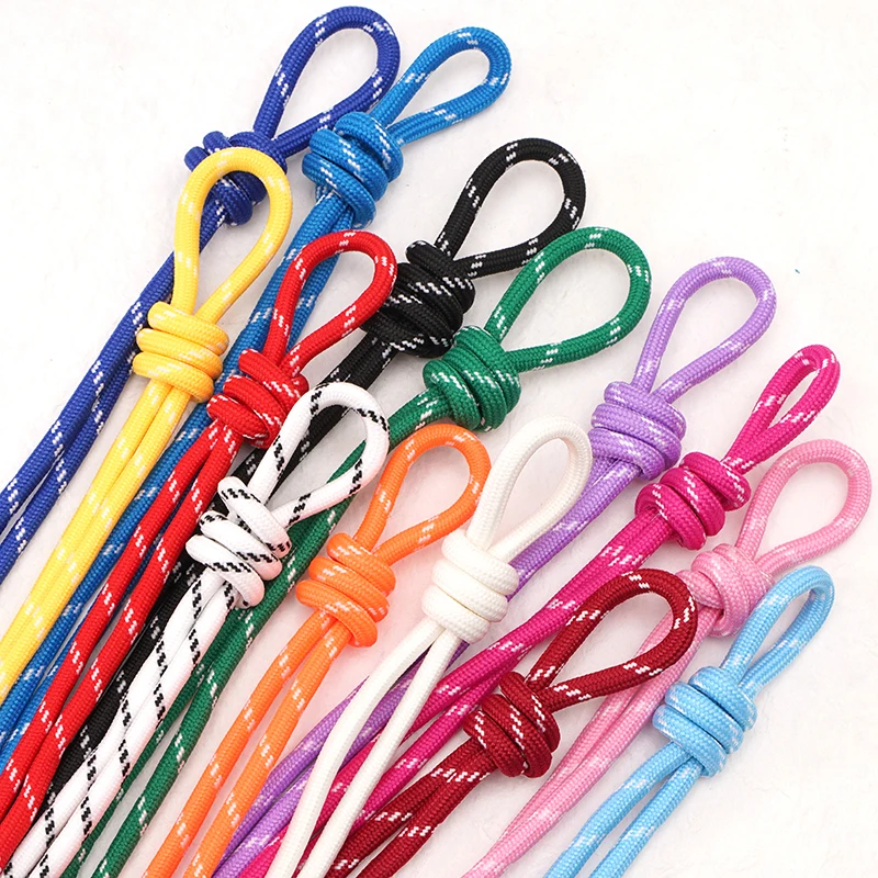 1-5 Meters 5mm Braided Polyester Rope Cord Nylon Thread for Diy Beading Key Chain Supplies Home Sewing Crafts Materials