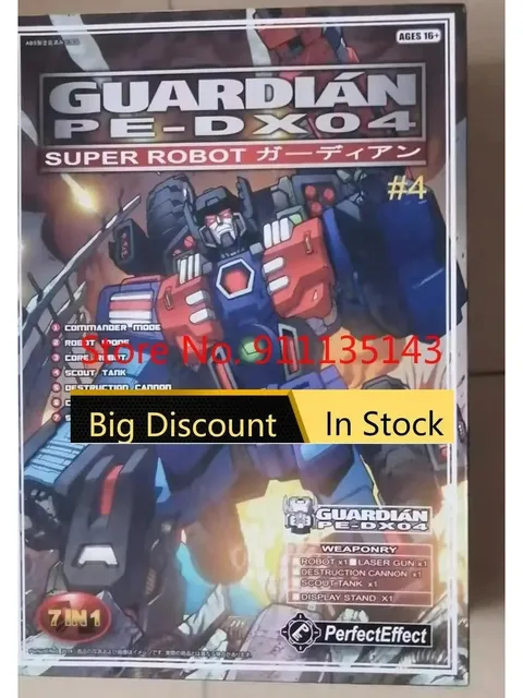 Transformation Perfect Effect Pe-dx04 Warden Fortress Maximus Vers 