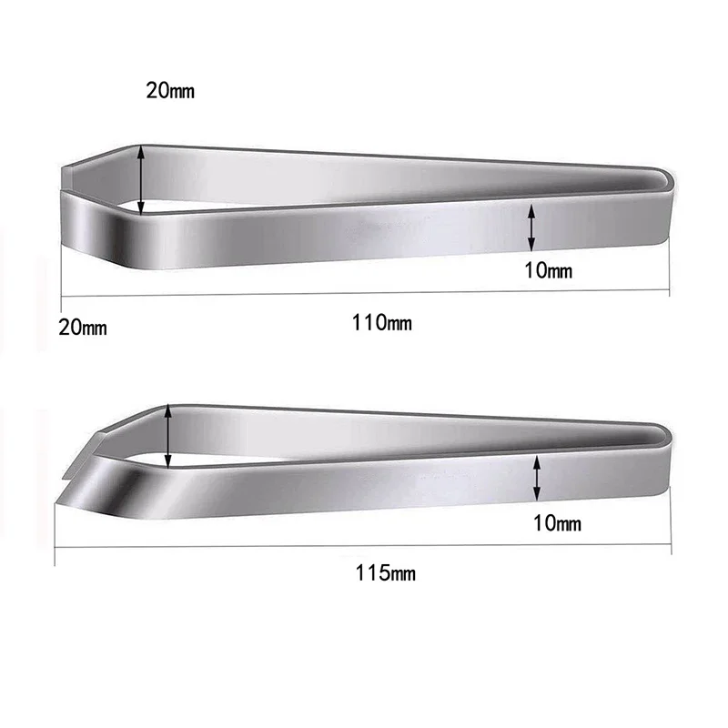 1 PC Stainless Steel Fish Bone Tweezers Pincer Clip Puller Remover Tongs Fish Bone Plucking Clamp Kitchen Gadgets Seafood Tools