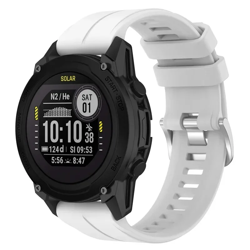 Silicone Sport Wristband Bracelet - 22mm Watch Strap