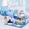 3 In 1 Children Ball Pool Baby Ballon Playpen Portable Kids Tent Ball Pit Crawling Tunnel Kid Playground Yard Rooom Pool Gift 3