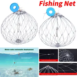 8 Laps Stainless Steel Crab Fishing Cages, Crab Traps, And Crab Traps Are  Suitable For Various Types Of Rock Crabs - AliExpress