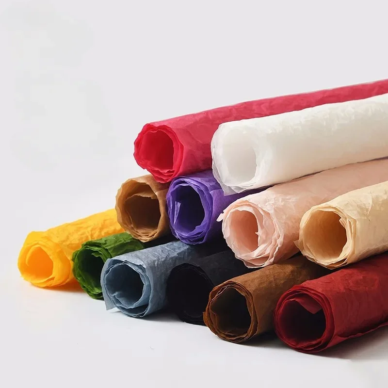 

Мягкая Водонепроницаемая пушистая Складная бумага ручной работы 56 см х 56 см, оригинальный камень, цветочный узор, пакет, упаковочная бумага, Цветочная упаковочная бумага