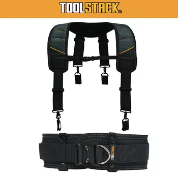TOOLSTACK Fibbia regolabile Cintura da lavoro forte e cinghia Cintura da costruzione/Straccio da spalla Cinture da lavoro Oxford resistenti all'usura
