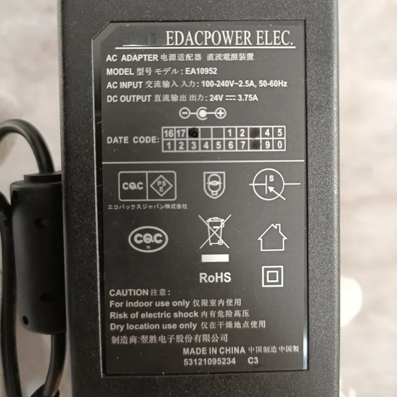   ġ Ī  24V 3.75A 90W EA10952 EA10953 AC , â κ exa0904iy DYS DYS902 5.5*2.1mm